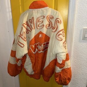 Vintage NCAA TENNESSEE VOLUNTEERS VOLS 80s STARTER JACKET USA‎ Made Large